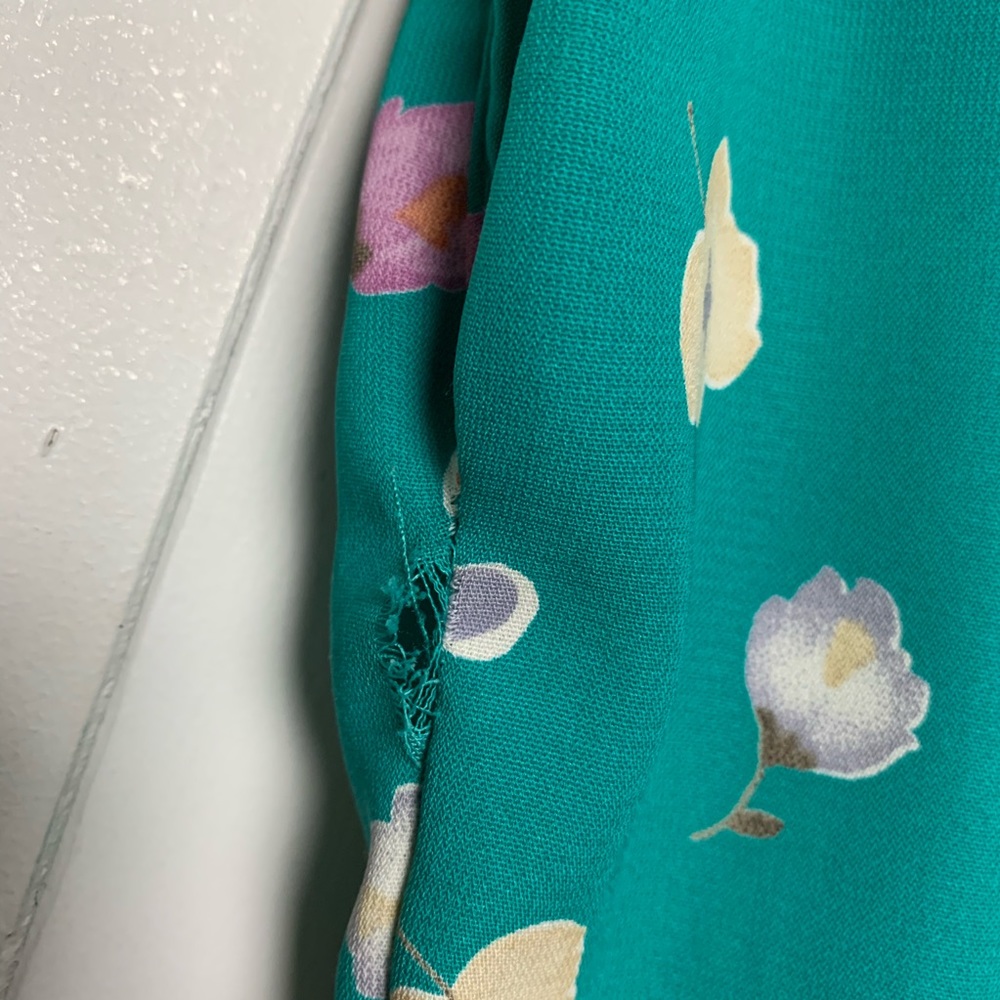 Green Floral Dress - Picture 6 of 14